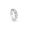 Anello con sassolini irregolari in Argento 925 | Rubinia Gioielli Discount