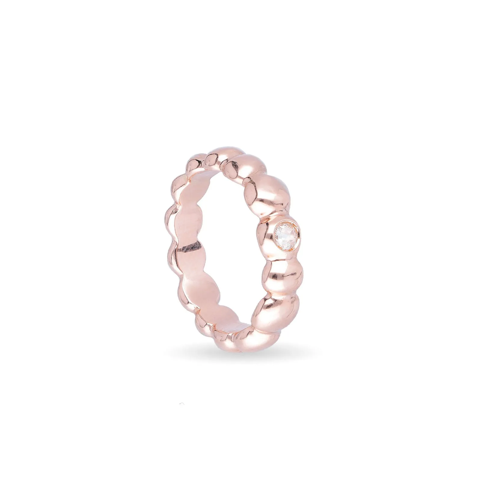 anello_con_sassolini_irre_0-3.webp Anello con sassolini irregolari in Oro Rosa 9 kt e Diamante | Rubinia Gioielli Best