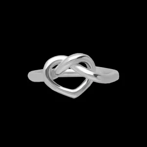 Anello Cuore annodato in Argento 925 | Rubinia Gioielli Hot