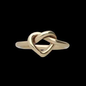 Anello Cuore annodato in Oro 9kt | Rubinia Gioielli Clearance