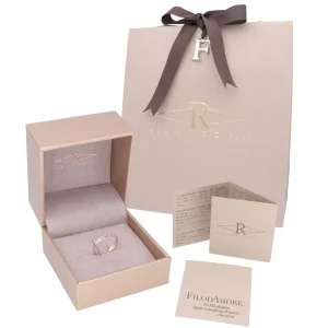 Anello dell'anno piatto in Oro Rosa 9kt | Rubinia Gioielli Hot