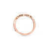 Anello dell'anno taglio in Oro Rosa 9kt | Rubinia Gioielli Discount