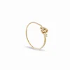Anello Filodamore con Nodino in Oro 9kt e Diamante Bianco (0.03 ct) | Rubinia Gioielli New