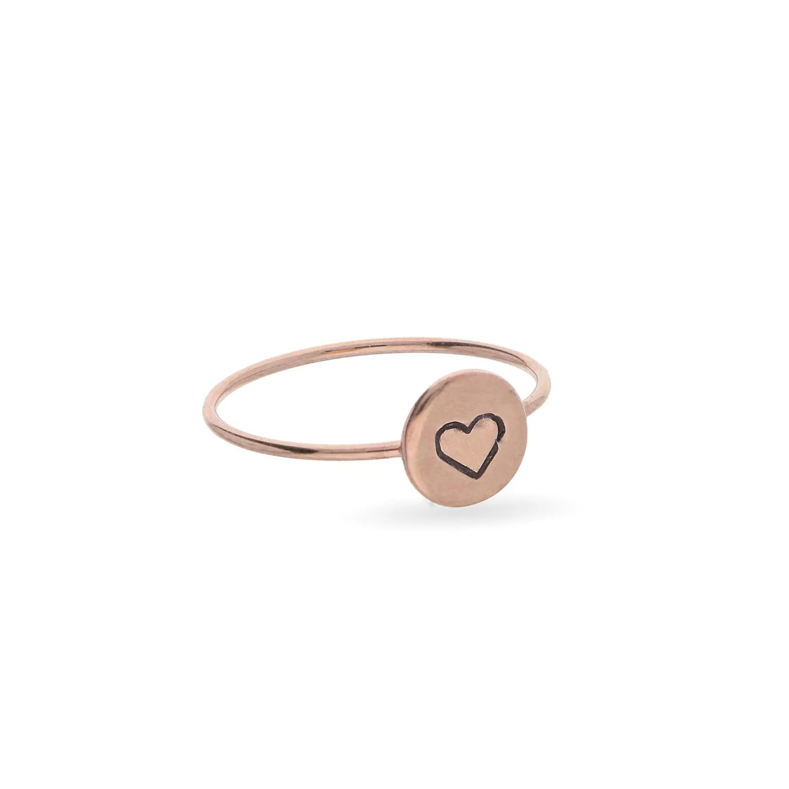 anello_filodamore_con_sig_0.webp Anello Filodamore con sigillo / Tondo in Oro Rosa 9kt | Rubinia Gioielli Fashion