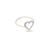 Anello Filodamore in Oro Rosa 9kt e Cuore di Diamanti Bianchi | Rubinia Gioielli Clearance