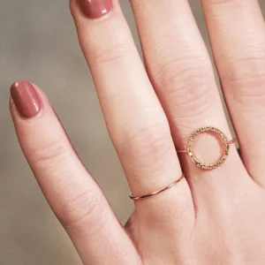 Anello Filodamore in Oro Giallo / Rosa / Bianco 9kt | Rubinia Gioielli Sale