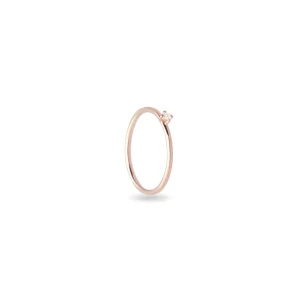Anello Filodamore prezioso large in Oro Rosa 9kt | Rubinia Gioielli Clearance