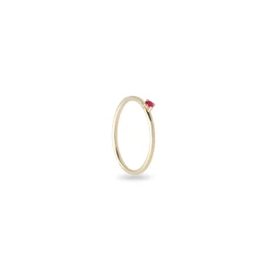 Anello Filodamore prezioso large in Oro Giallo 9kt | Rubinia Gioielli Discount
