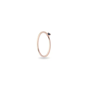 Anello Filodamore prezioso large in Oro Rosa 9kt | Rubinia Gioielli Clearance