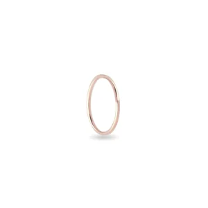 Anello Filodamore spesso in Oro Rosa/Giallo 9kt | Rubinia Gioielli New