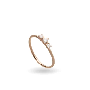 Anello Filodamore Trilogy in Oro Rosa/Giallo 9kt | Rubinia Gioielli Online