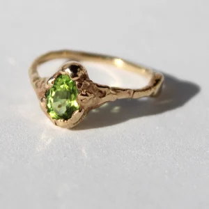 Anello in Oro Giallo 9kt e Peridot | Rubinia Gioielli Discount