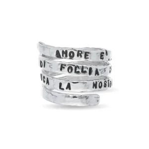 Anello spirale in Argento 925 | Rubinia Gioielli Hot