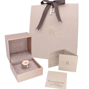 Anello tondo irregolare in Argento 925 | Rubinia Gioielli Discount