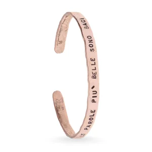 Bracciale Bangle in Oro Rosa 9kt | Rubinia Gioielli Fashion