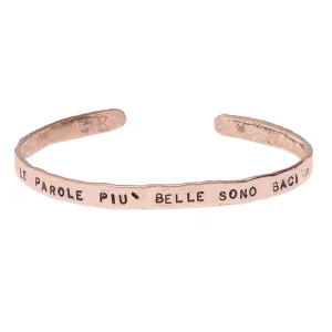 Bracciale Bangle in Oro Rosa 9kt | Rubinia Gioielli Fashion