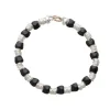 Bracciale Black con sassolini Mini in Argento 925 | Rubinia Gioielli Online