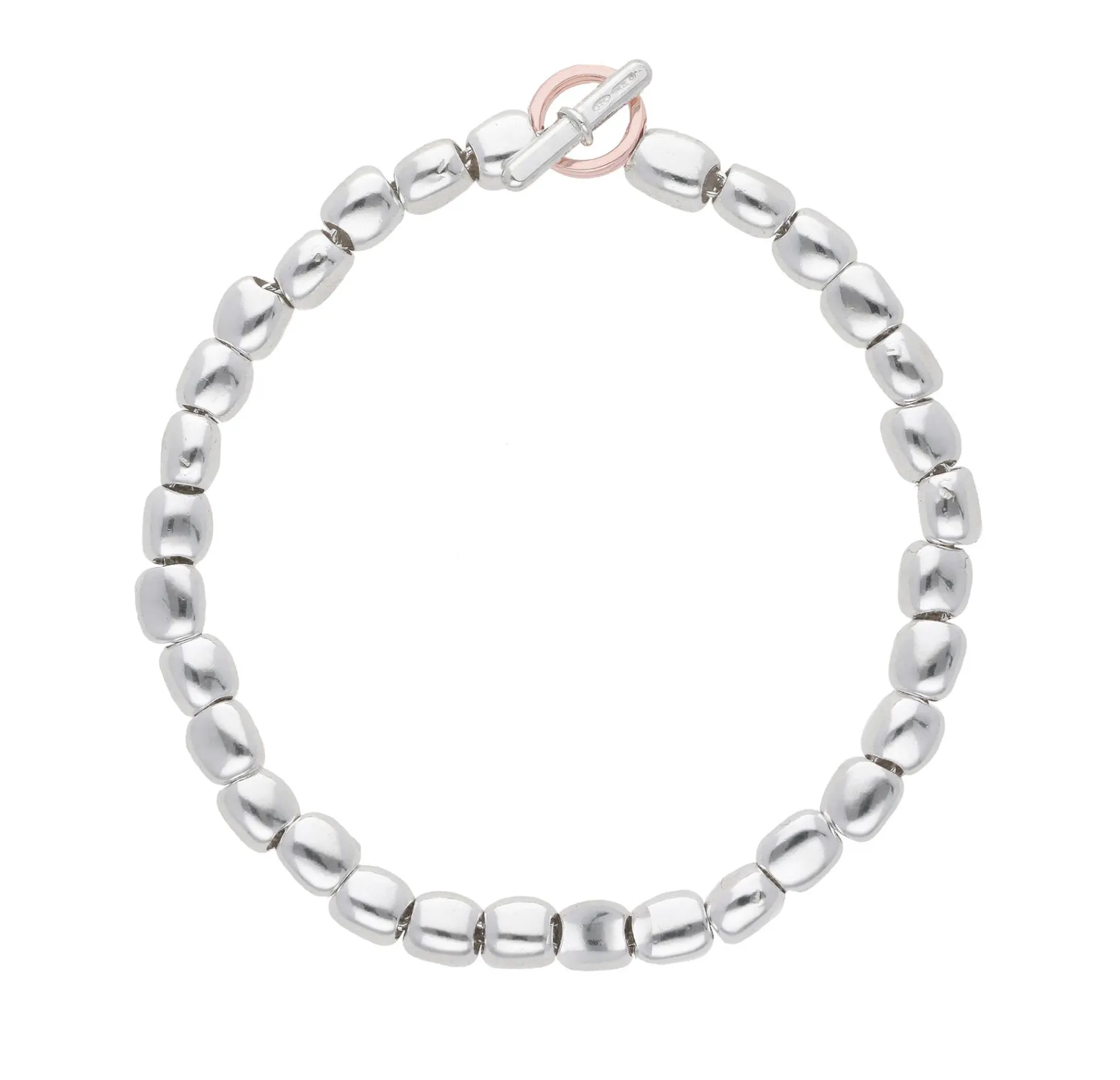 bracciale_classic_in_arge_0.webp Bracciale Classic in Argento 925 e Oro Rosa 9kt | Rubinia Gioielli New