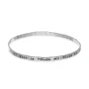 Bracciale dell'anno piatto in Argento 925 | Rubinia Gioielli Sale