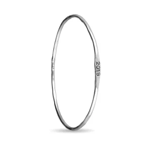 Bracciale dell'anno tondo in Argento 925 | Rubinia Gioielli Clearance
