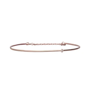 Bracciale Filodamore prezioso large in Oro Rosa 9kt | Rubinia Gioielli New