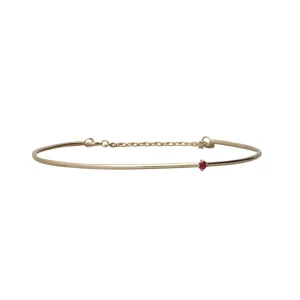 Bracciale Filodamore prezioso large in Oro Giallo 9kt | Rubinia Gioielli Best