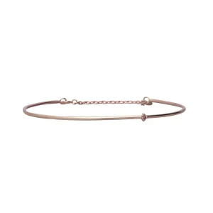 Bracciale Filodamore prezioso large in Oro Rosa 9kt | Rubinia Gioielli New