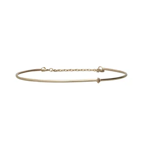 Bracciale Filodamore prezioso large in Oro Giallo 9kt | Rubinia Gioielli Best