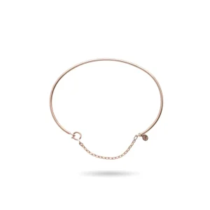 Bracciale Filodamore spesso in Oro Rosa/Giallo 9kt | Rubinia Gioielli Sale
