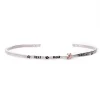 Bracciale in Argento 925 con elemento tre fili in Oro Rosa 9kt | Rubinia Gioielli Fashion