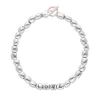 Bracciale Love in Argento 925 e Oro Rosa 9kt | Rubinia Gioielli Online