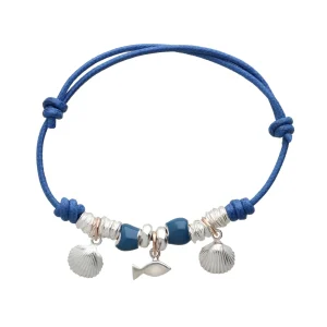 Bracciale Oceano in Argento 925 e Oro Rosa 9kt | Rubinia Gioielli Best