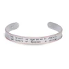Bracciale rigido aperto maxi in Argento 925 e Oro Rosa 9kt | Rubinia Gioielli New