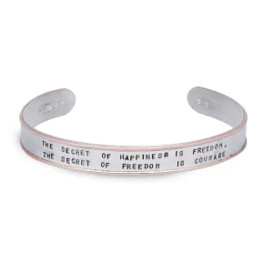 Bracciale rigido aperto maxi in Argento 925 e Oro Rosa 9kt | Rubinia Gioielli New