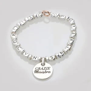 Bracciale Teacher in Argento 925 e Oro Rosa 9kt | Rubinia Gioielli Best