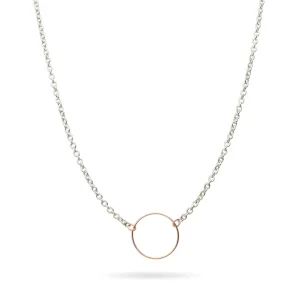 Catena Rolò in Argento 925 e Anello Cupido Oro Rosa 9kt | Rubinia Gioielli Online