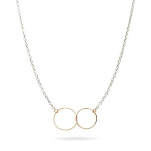 Catena Rolò in Argento 925 e Anello Cupido Oro Rosa 9kt | Rubinia Gioielli Online
