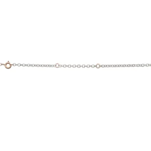 Catena Rolò in Argento 925 e Anello Cupido Oro Rosa 9kt | Rubinia Gioielli Online