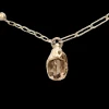 Collana in Oro Giallo 9kt e Quarzo Fumè | Rubinia Gioielli Sale