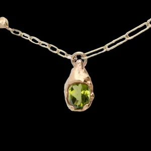 Collana in Oro Giallo 9kt e Peridot | Rubinia Gioielli New