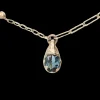 Collana in Oro Giallo 9kt e Topazio London | Rubinia Gioielli Discount