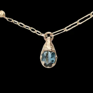 Collana in Oro Giallo 9kt e Topazio London | Rubinia Gioielli Discount