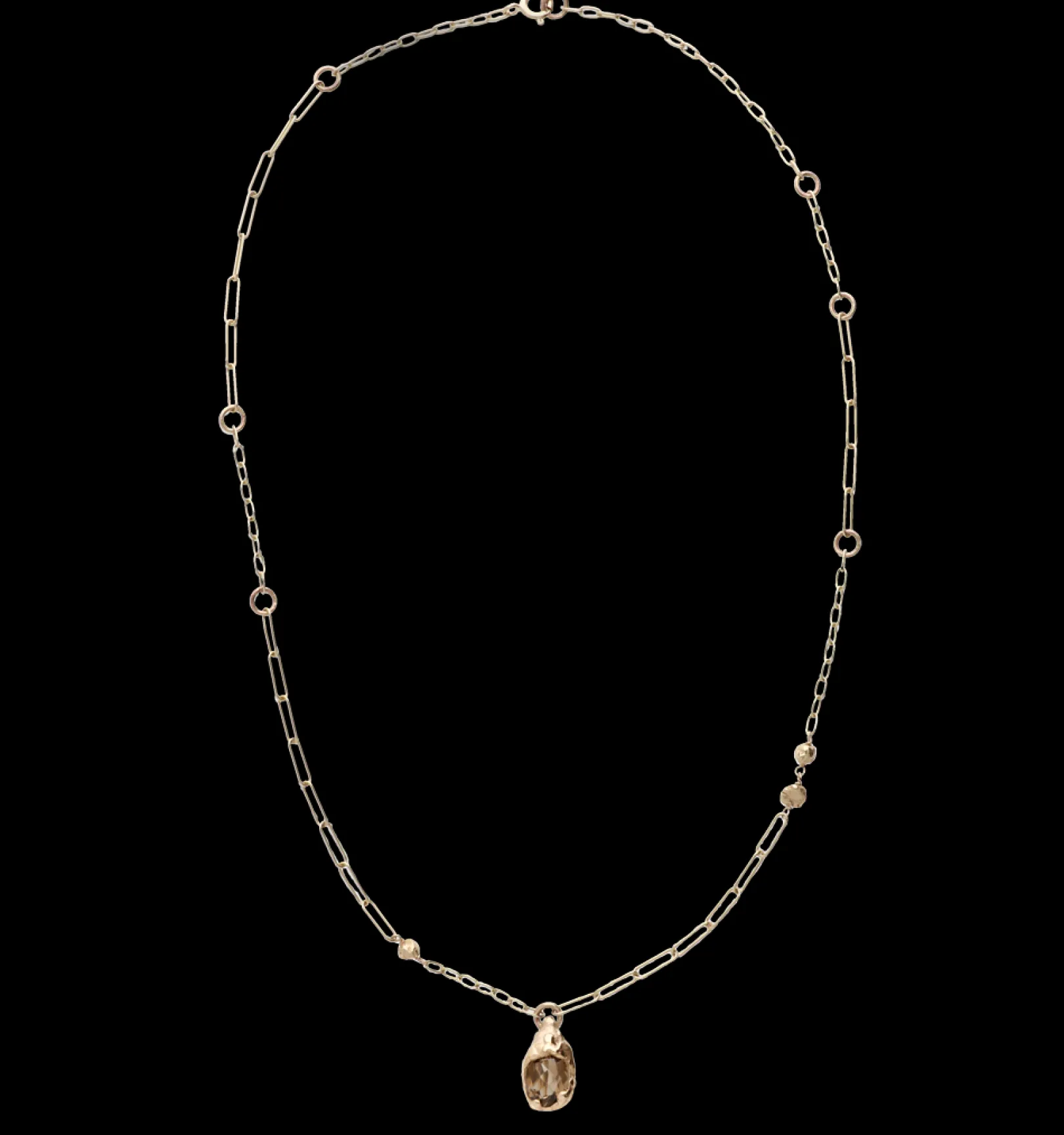 collana_in_oro_giallo_kt__1-2.webp Collana in Oro Giallo 9kt e Quarzo Fumè | Rubinia Gioielli Sale