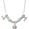 Collana Mare in Argento 925 e Oro Rosa 9kt | Rubinia Gioielli Online