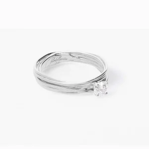Filodellavita 7 fili in Oro Bianco con Diamante Colorless | Rubinia Gioielli Clearance