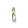 Filodellavita Classic 3 fili in Oro Giallo / Rosa 9kt Argento e Diamanti Bianchi | Rubinia Gioielli Best