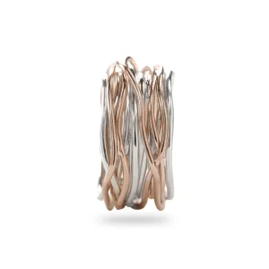 Filodellavita Classic 13 fili in Argento 925 e Oro Rosa / Oro Giallo 9kt | Rubinia Gioielli Online