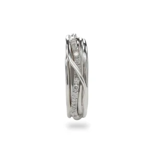 Filodellavita Classic 7 fili in Argento 925 e Diamanti Bianchi | Rubinia Gioielli Best