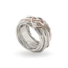 Filodellavita Classic 13 Fili in Argento 925 e Cuore annodato Oro Rosa 9kt | Rubinia Gioielli Best