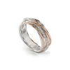 Filodellavita Classic 7 Fili in Oro Rosa / Oro Giallo 9kt Argento 925 e Diamanti Bianchi | Rubinia Gioielli Best